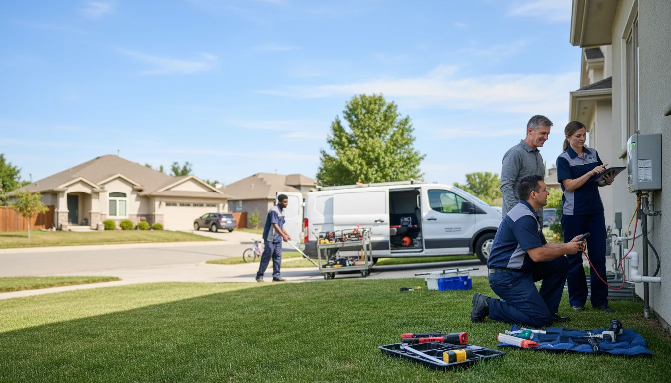 Tankless water heater service in Otterbein, IN